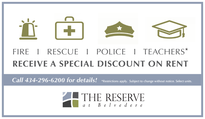 Special Discounts for Residents Who Serve Our Community