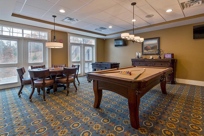 The Reserve at Belvedere Apartments in Charlottesville Game Room