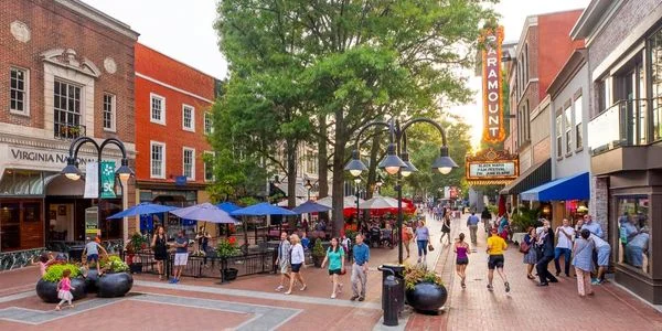 Court Square and the Downtown Mall
