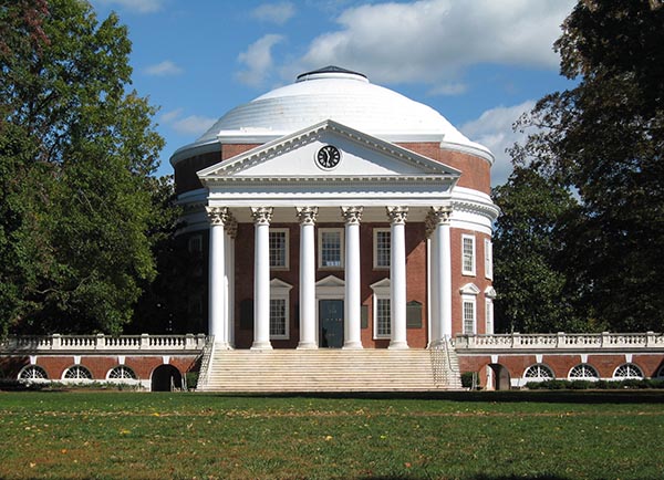 The University of Virginia in Charlottesville