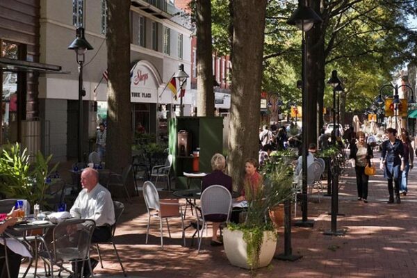 The Historic Charlottesville Downtown Mall