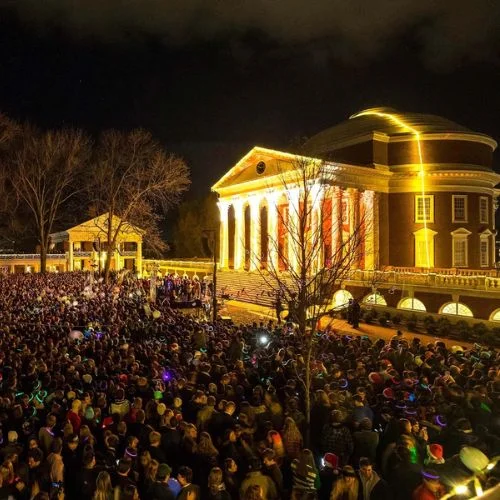 Lighting of the Lawn in Charlottesville VA